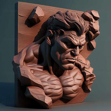 3D model Street Fighter X Tekken game (STL)